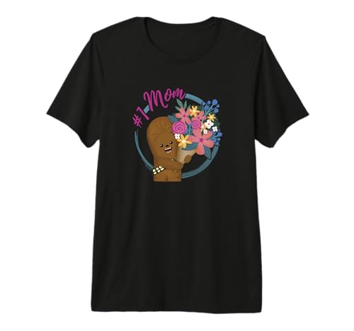 T-shirt Chewbacca Star Wars tendre portrait Wookiee pour maman formidable