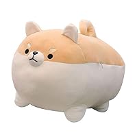 OUKEYI Stuffed Animal Shiba Inu Plush Dog Toy Anime Corgi Kawaii Plush Soft Pillow, Plushies Shiba Inu Plush Plush Toy Pillows Doll Dog,Plush Toy Gifts for Girl Boy (16 inch)