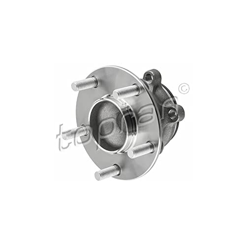 TOPRAN 634 171 Cubo de rueda con perno de anclaje Rodamiento integrado en buje de rueda con anillo sensor magnético incorporado Trasero ambos lados