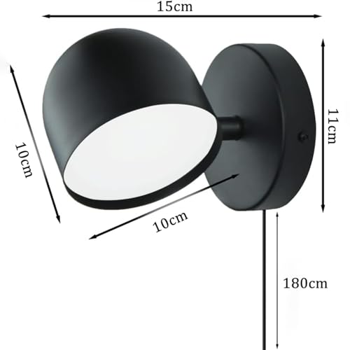 Applique murale LED extérieure 60cm IP65 dimmable noire pour terrasse
