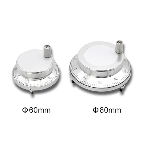 Generador de pulsos manual de 5V y 60mm compatible con codificador rotatorio de 6 pines 4