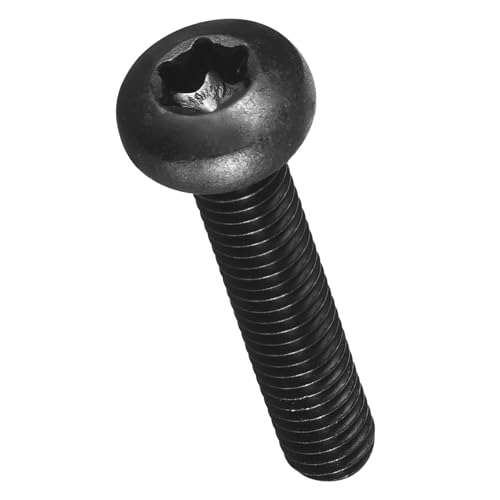 METALLIXITY 20Pcs M6-1x30 Pan Head Torx Security Screws Carbon Steel
