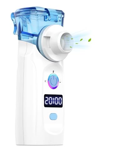 Portable Nebulizer, Quiet Fine Mist Machine with Rechargeable Battery for Cat Use