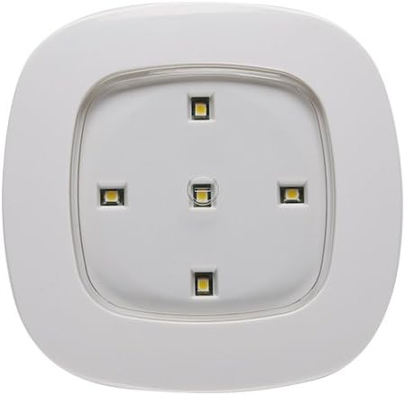 Light It! By Fulcrum 30020-308, Remote Control Compatible 5 LED Wireless Ceiling Light, 4 Inch, White