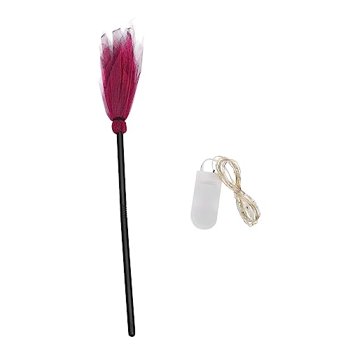 BUTIFULSIC 1 Set Witch Broom Halloween Show Broom Halloween Performance Prop Besom for Halloween Broom Ornament Halloween Props Halloween Broom Halloween Besom Prop Halloween Party Broom