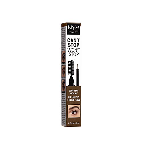 Nyx Professional Makeup Can't Stop Won't Stop Longwear Eyebrow Kit - Ash Eyebrown #TOP4