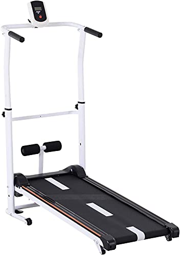 Image of Fitness Equipment Treadmill Home Walking Machine Lengthened Small Folding Simple Mute Multifunctional Weight Loss Machine Thin Fitness Equipment