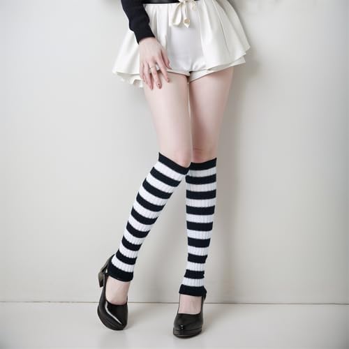 Image of Goth Leg Warmers Women Japanese Gothic Y2k Harajuku Grunge Emo Punk 80s