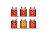 STAY SPICED ! Geschenkbox "BARBECUE" mit 6 ausgewählten Gewürzen I Outdoorcooking Gewürze I für Köstlichkeiten aus dem BBQ-Smoker