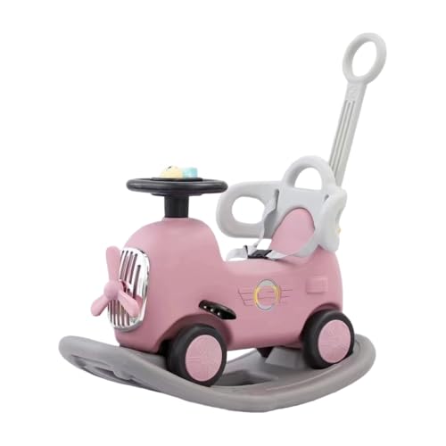 Backolu 新登場木馬 1-5歳子ども 乗り物おもちゃ 6-in-1足蹴り車兼用 押し手付き ロッキング ホース、ベビーカー、乗り物の、ドリーム ホース、向け、ホース トレーニング バランス感覚 揺れる 足けり 子ども用プッシャー付き、 誕生日プレゼン