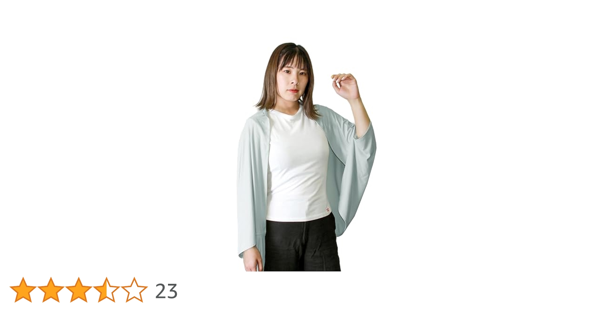 レースレイヤーキリカエジャケット/接触冷感 kelen (ケレン) CUT WORK LACE JACKET EJYA / カットワーク