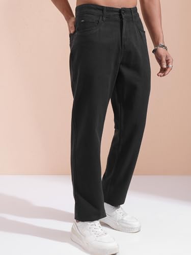 Image of Highlander Men's Straight Fit Jeans | Stretchable | Everyday Comfort & Style| Jeans for Man