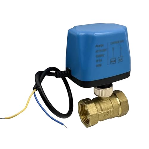 Válvula de bola eléctrica 1 pulgada 12VDC DN25 normalmente abierta motorizada latón 4