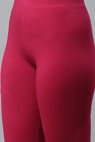 Image of Aurelia Cotton Skinny Lycra Strechable Pants for Women | Ankle Length Leggings for Women | Cotton Leggings for Women | Lycra Leggings for Women | Leggings for Women