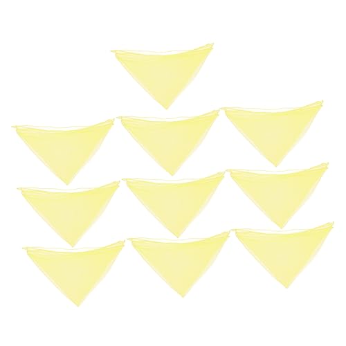 Beavorty 10Pcs Lightweight Scarves for Dance Performance Thin Scarves Versatile Accessories for Juggling Costumes and Musical Play