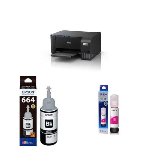 Image of Epson Ecotank L3252 Wi-Fi All-in-One Ink Tank Wireless Color LED Printers (Black)