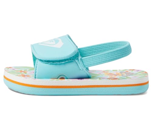 Image of Roxy Girl's TW Finn Sling Back Flip Flop Sandal Sandal, NAVY DREAM, 7 M M US Toddler