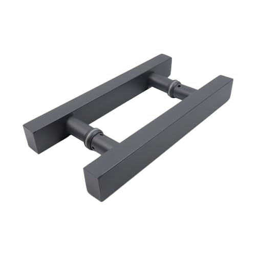 T Tulead 7-Inch Push Pull Door Handle Stainless Steel Double Sided Pulls by T Tulead - Used condition - Image 2