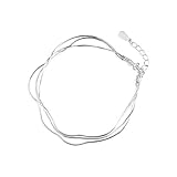 ブレスレット レディース シルバー お洒落 上品 シンプル 重ね付け 人気デザイン