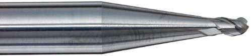 YG-1 E5975 Carbide Ball Nose End Mill, Coolant Through, TiCN Monolayer Finish, 40 Deg Helix, 3 Flutes, 2.375