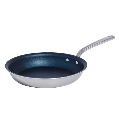 Image of Made In Cookware - ProCoat 10" Non Stick Frying Pan (Harbour Blue) - 5 Ply Stainless Clad Nonstick - Professional Cookware - Induction Compatible