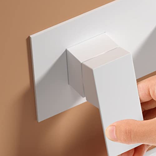 Robinet de lavabo en laiton blanc mat à poignée unique