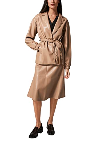 Blazer à manches longues Comma veste tailleur femme chic noir