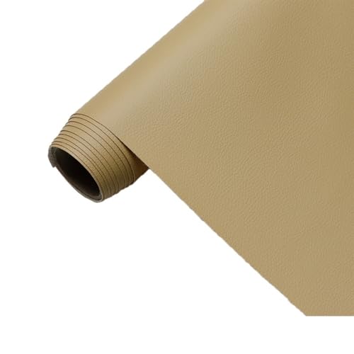 Simili cuir au mètre kaki 160 cm de large pour réfection canapé et fauteuil