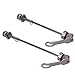 Quick Release Skewers, Front & Rear, Pack of 2, for Mountain Biking, Road Biking, City Cycling, and Long-Distance Travel