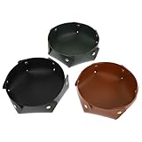 Plateau de rangement élégant : avec rivets aux coins, pratique à utiliser et suffisamment rigide pour être rangé dans un ou un tiroir de bureau