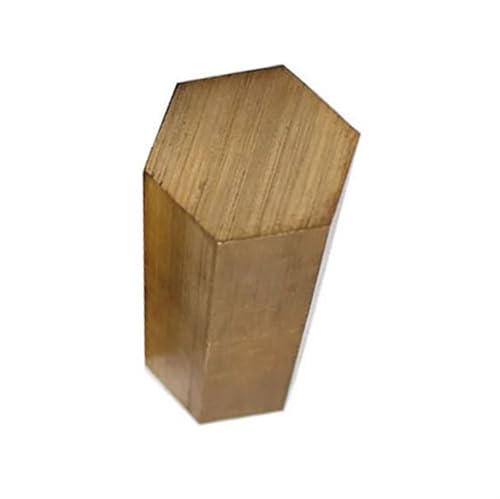 TUBENEXIAN 100cm 真鍮六角棒 真鍮六角棒 21mm 22mm 23mm 24mm 25mm 26mm 27mm 28mm 30mm 32mm 40mm CNC(38x1000mm)