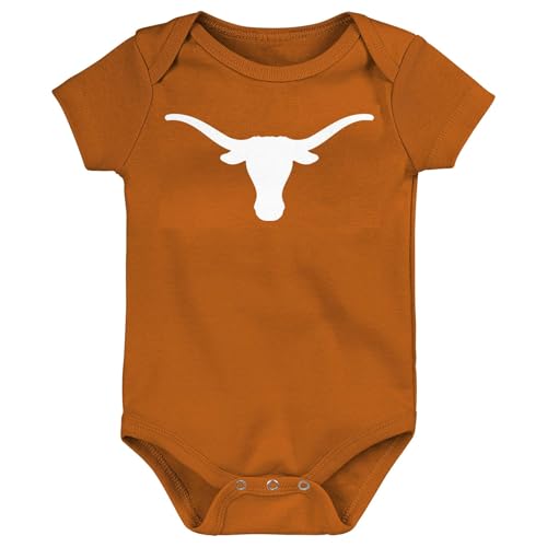 Image of Outerstuff NCAA Officially Licensed Newborn & Infants 0-24 Months Primary Logo Creeper Bodysuit Romper