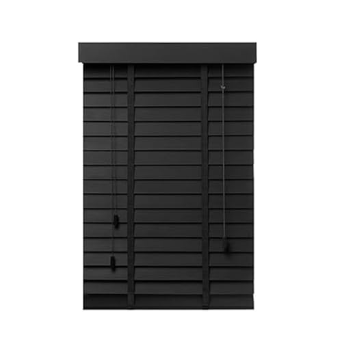 AJTXCSFOQL Stores vénitiens en Bois Lamelles de 50 mm Stores vénitiens pour fenêtre 80 85 180 200 90 95 65 70 110 125 130 150 Rideaux Occultant faciles à...