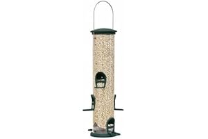 421 Spruce Quick Clean - Large Green Tube Bird Feeder