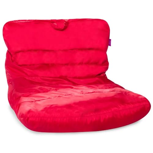 36' Large Adult Kids & Teen Bean Bag Chair Lounger with Super Soft Plush Fluffy Seat | Pretty Deep Red Color All Seasons | Lightweight Stuffed Flexible Durable | Supportive & Comfy
