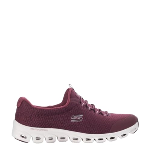 Skechers Glide-Step baskets bordeaux 37 pour un confort actif du bureau aux promenades du week-end