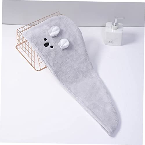 Serviette cheveux séchage rapide en peluche douce et confortable - 6