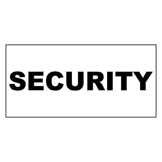 Magnetic Car Door Security Signs