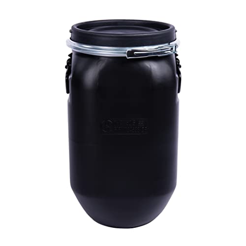 DUST COMMANDER PE30 - Fût/bidon 30 litres | NOIR | Ouverture Totale