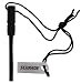 Schrade SCHFS1 4in Ferro Rod Fire Striker with Lanyard for Outdoor Survival, Camping and Emergency Situations