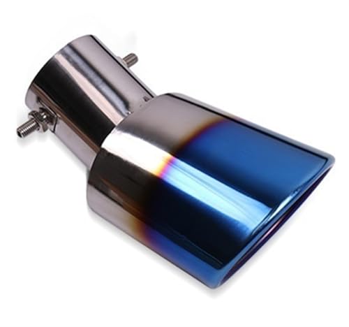 Embout échappement en acier inoxydable bleu élégant pour Toyota CHR 2016-2019