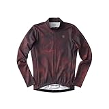 [リオン ド カペルミュール] サイクリング 長袖ジャージ【10℃~15℃】 ライトウォームジャージ アブストラクト レッド S