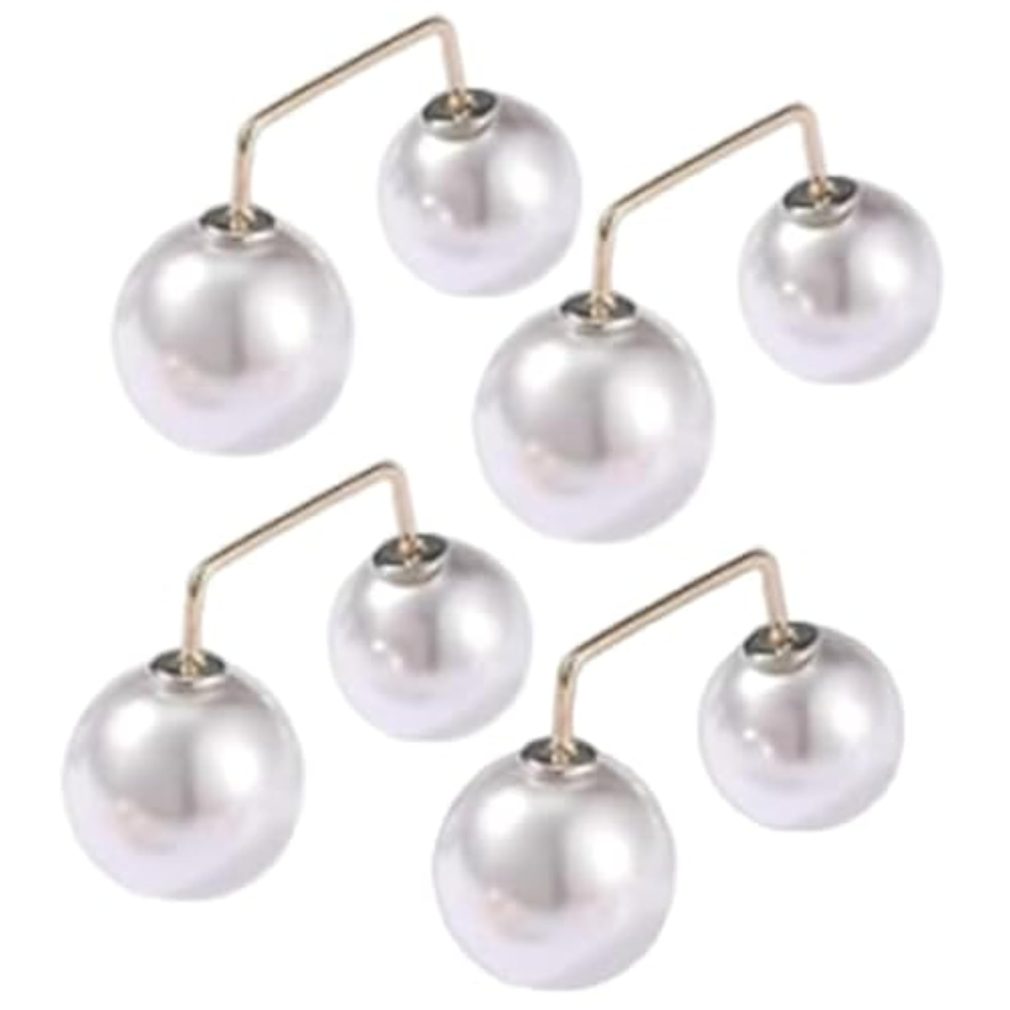 Multi Pieces Pearl Brooch Safety Pins for Women, Elegant Accessories