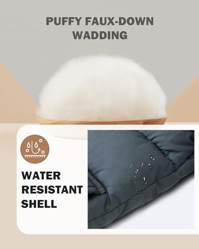 Image of maoo garden Boys Puffer Winter Coats Kids Fake-Down Heavyweight Jacket Waterproof Fur Hooded Parka
