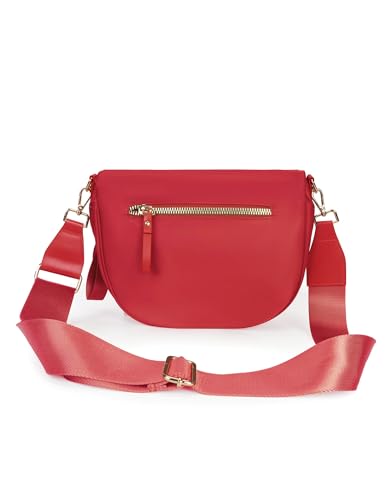 Image of FEIBOON Spacious Nylon Crossbody Bag Bum Bag Handbags Wallets Purses Trendy Shoulder Bag for Women
