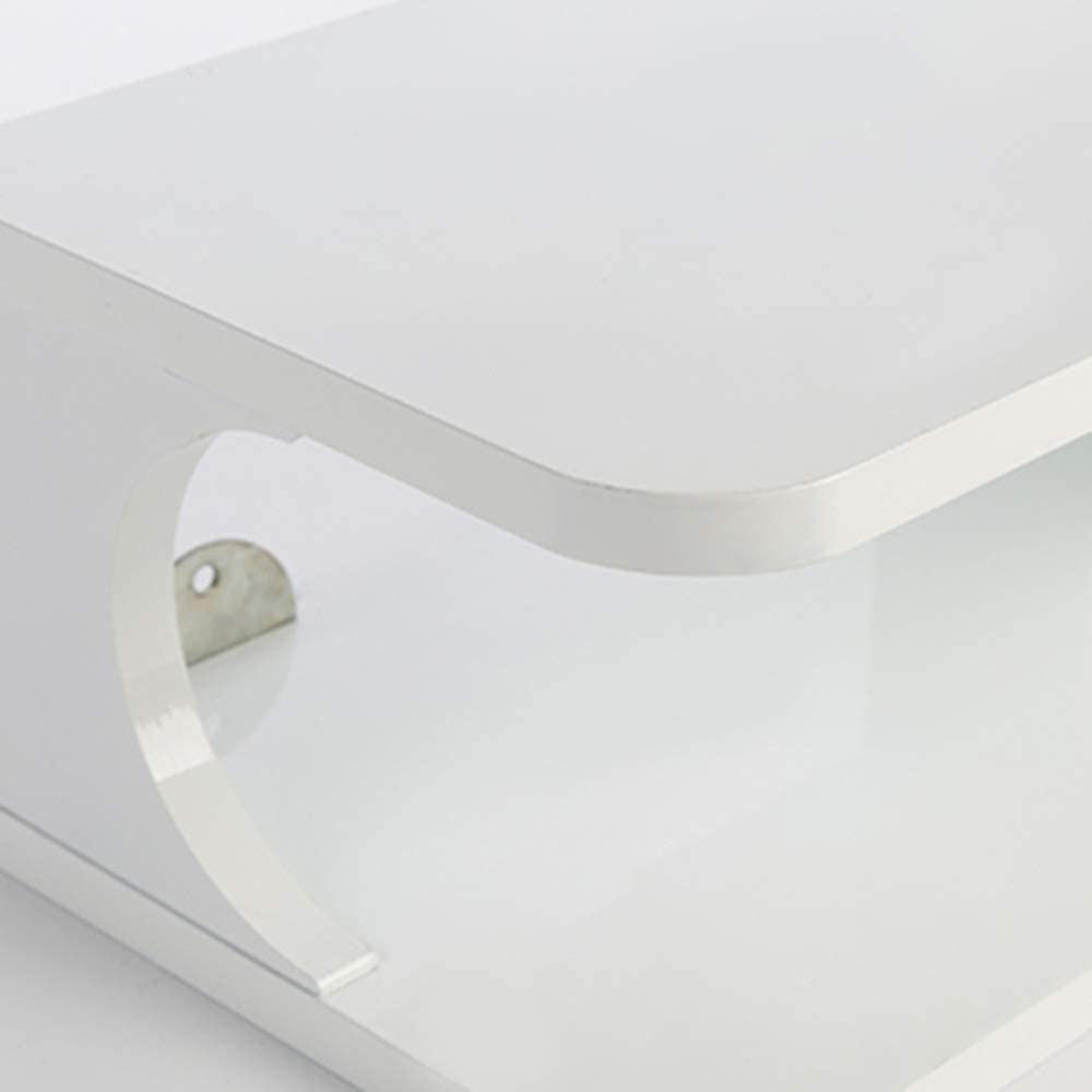 Armario de Soporte de Tv Flotante Armario de Pared Consola Multimedia para Sala de Estar para Set-Top Box Router Mando a Distancia/a/90X22X15Cm