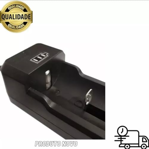 Carregador e 2 Baterias 26650