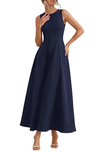 PRETTYGARDEN Women's Maxi Dress Summer Wedding Guest 2026 Spring A