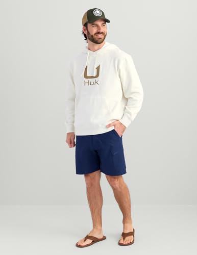 HUK Cotton Fleece Hoodie, Soft, Warm, Comfortable Hooded Sweatshirt Pullover for Men2