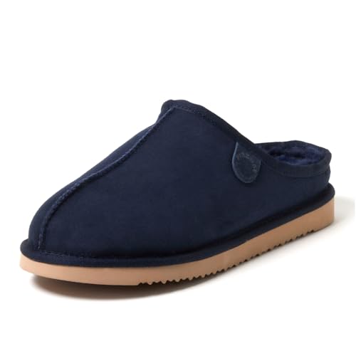 Image of Fireside by Dearfoams Men's Grafton Shearling Indoor /Outdoor Clog | Casual Slippers